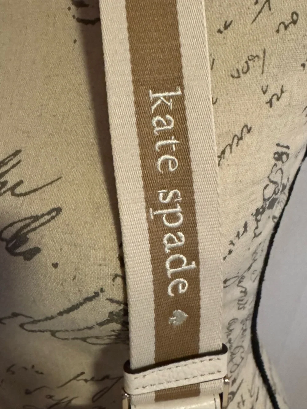 kate spade Parchment Pebble Leather Mini Backpack Crossbody